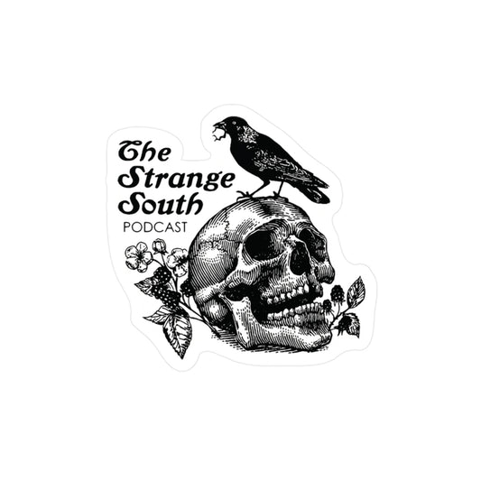 Skull and Crow // The Strange South Podcast Vinyl Decals