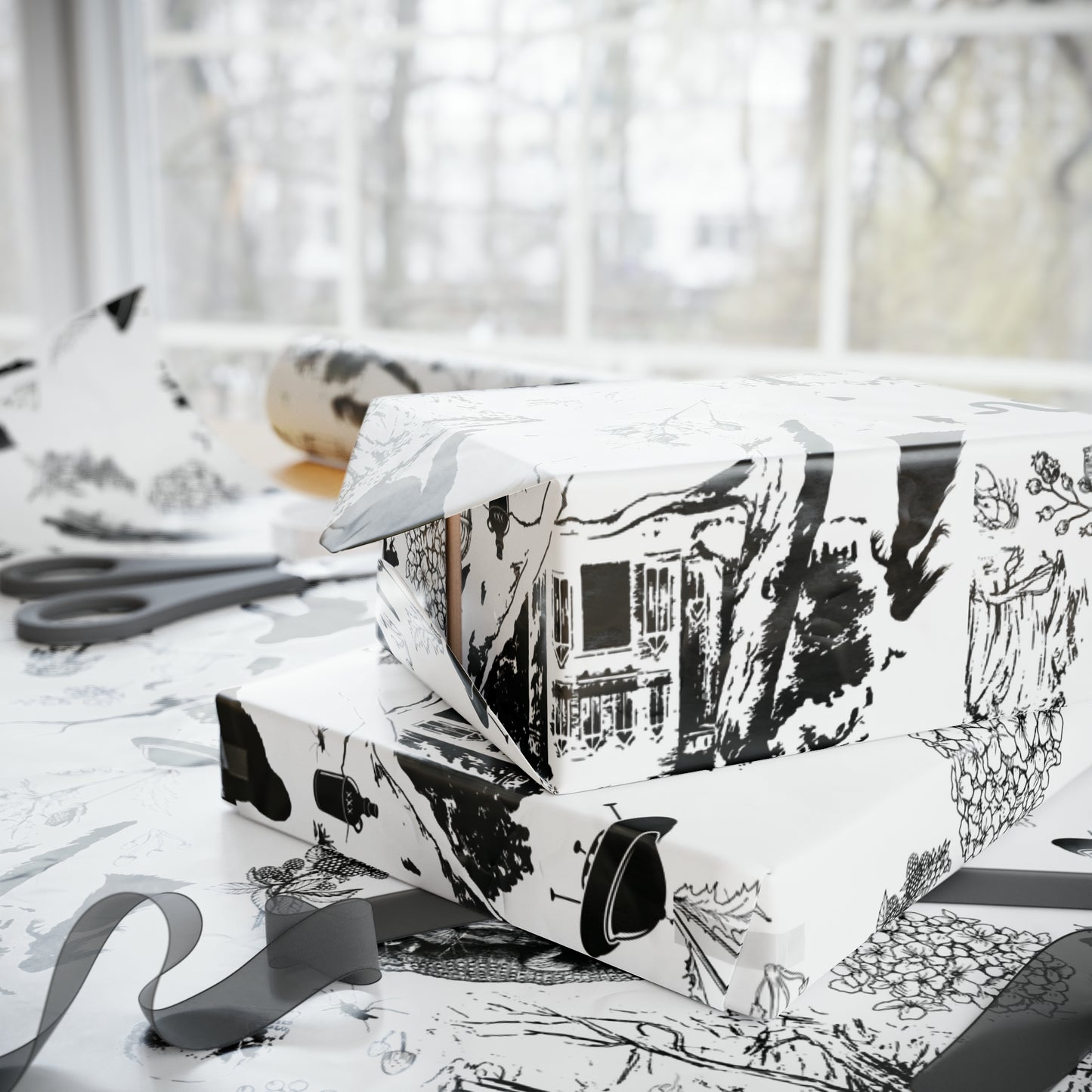 The Strange South Toile Wrapping Papers