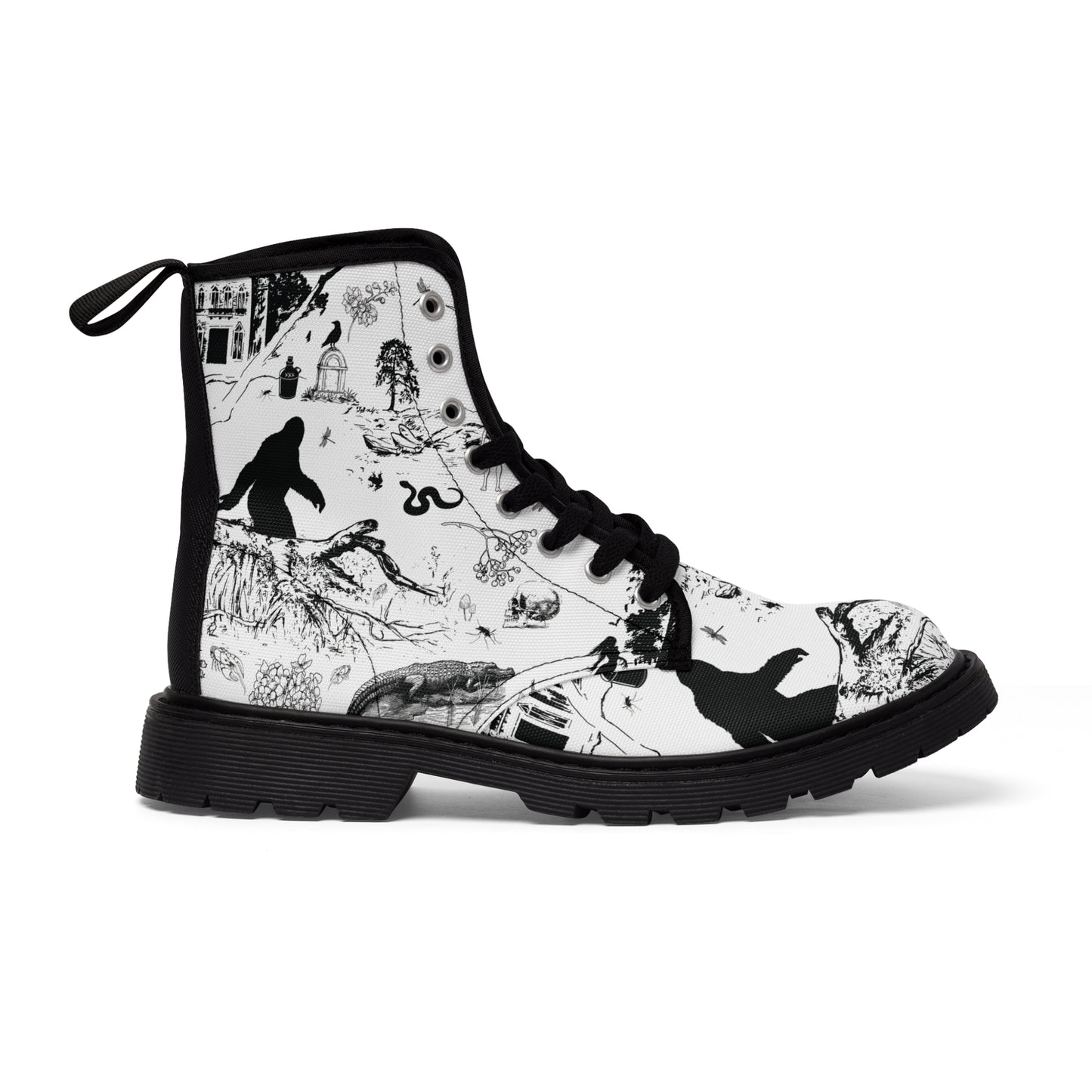 The Strange South Toile Women's Canvas Boots