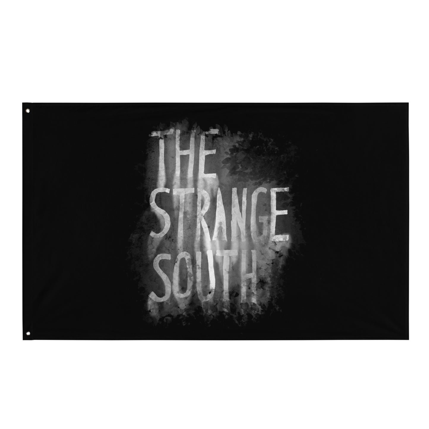 The Strange South Original Logo Black Flag