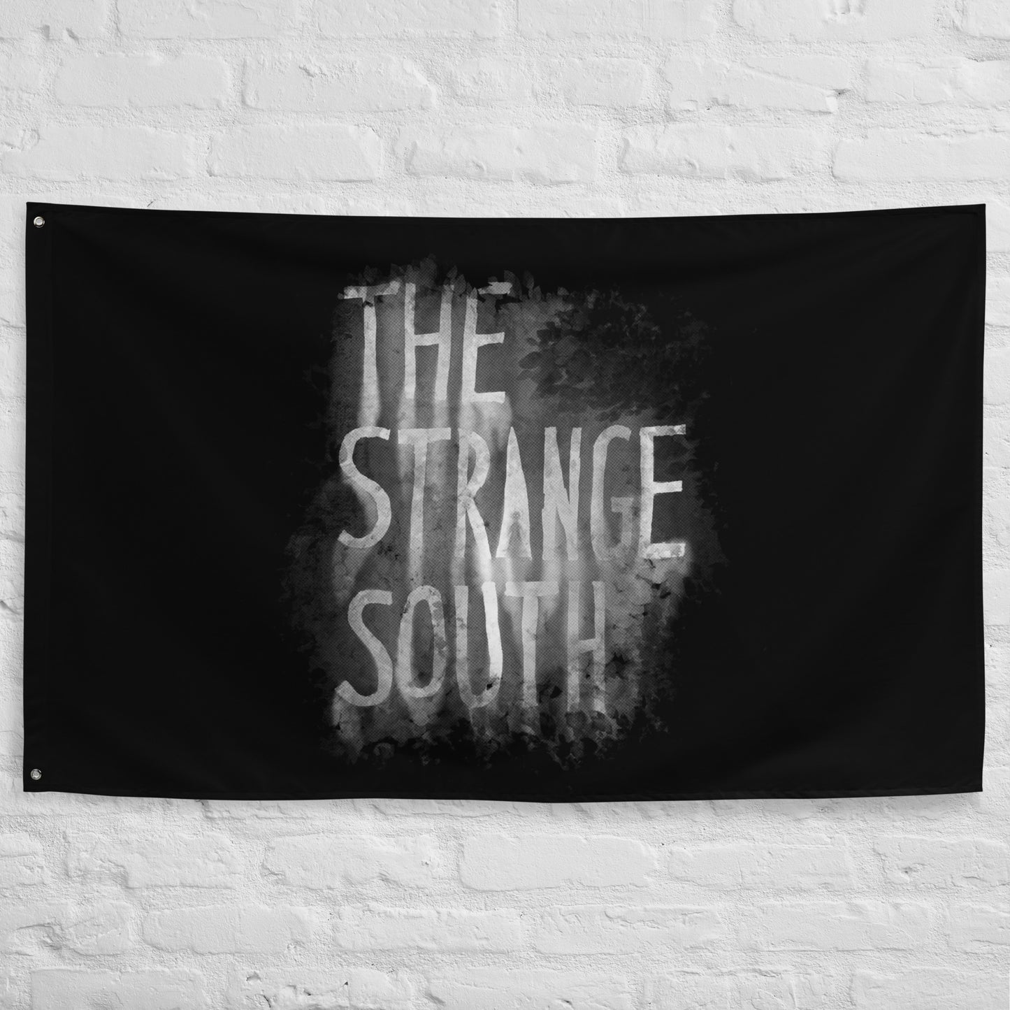 The Strange South Original Logo Black Flag
