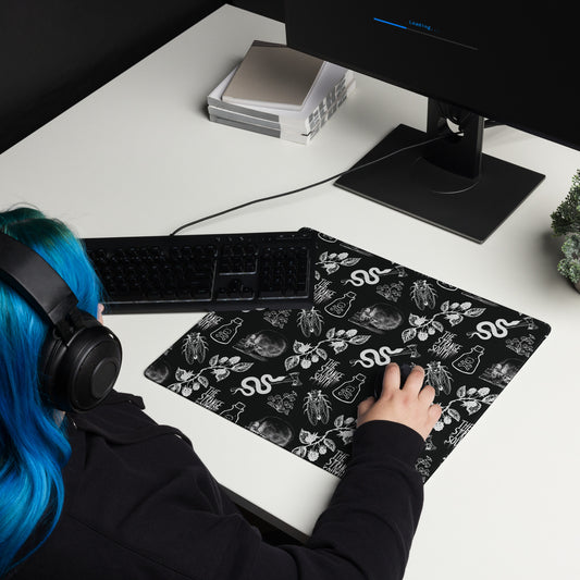 Skulls, Snakes, and Cicadas Gaming mouse pad